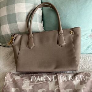 Dagne Dover Women's Taupe Tote Bag
